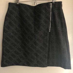LOFT plaid skirt